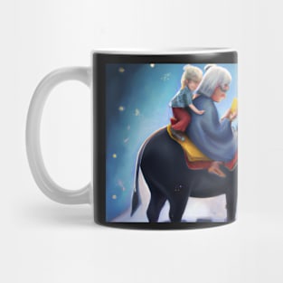 My Mom on the Way to Heaven Greeting Card Mug